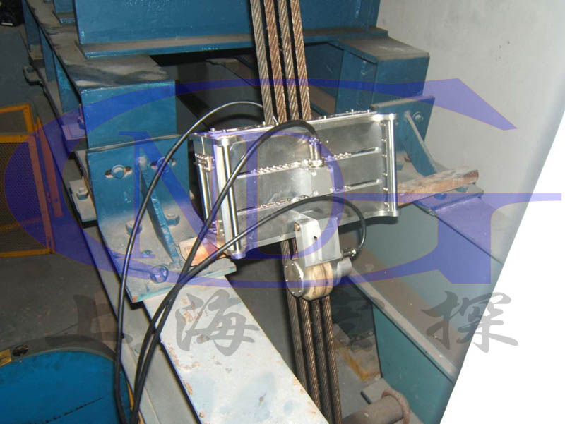 電梯鋼絲繩無損檢測(cè)現(xiàn)場(chǎng)