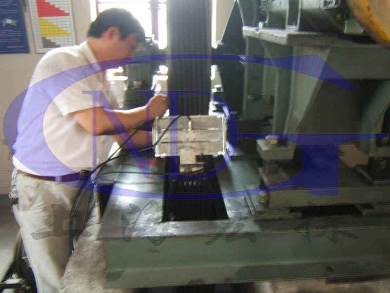 電梯鋼絲繩無損檢測(cè)現(xiàn)場(chǎng)