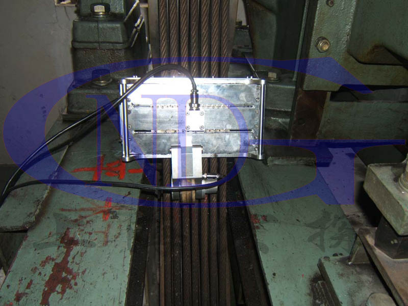 電梯鋼絲繩無損檢測(cè)現(xiàn)場(chǎng)